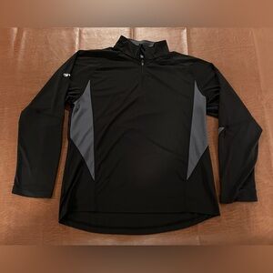 Subaru Men’s Black Label Long Sleeve 1/4 Zip Pullover Shirt - Size Large